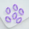 Acrílico Colorido Anel Aberto Corrente de Combinação Fivela de Grampo de Cabelo Fivela DIY Acessórios de Material para Bolsa Joia Chaveiro