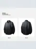 Sudadera con cuello alto y media cremallera para hombre, estilo American high street, top casual teñido por pulverización, polo para hombre de otoño como capa base