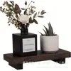 Base de Bandeja de Madeira Suporte Armazenamento Bancada de Cozinha Porta-Sabonete Mesa de Maquiagem Mesa de Trabalho Estilo Minimalista Moderno