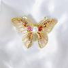 Broche de Mariposa Retro Degradado, Broche de Perlas de Nicho con Clase para Mujer, Corsage con Clase, Accesorios para Solapa, Ropa con Clase