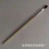 Procesamiento de varilla de plástico lana de nailon plana pluma plana pluma Gouline pincel para pintura al óleo digital vinilo yeso pincel para pintura cerámica