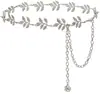 Cadena de cintura decorativa de metal versátil para mujer transfronteriza, cinturón de vestido bohemio vintage al por mayor
