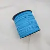Material de embalaje de alta gama: cordón de gamuza. Cuerda hecha a mano para manualidades en colores pastel apagados. Cordón de piel de ciervo coreana