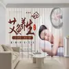 Cortinas para Centro de Bienestar de Medicina Tradicional China, Cortinas para Camas de Salón de Belleza, Cortinas Divisorias para Centro de Moxibustión, Masajes, Sauna, Terapia de Pies