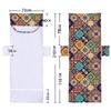 Suministros del Fabricante Funda para Silla de Playa Estilo Retro Bolsa para Toalla Impresión Digital Serie Geométrica Funda para Sillón Bolsa para Toalla de Playa