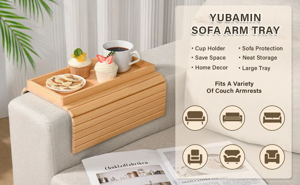 sofa arm tray