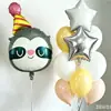 Chapéus de Festa Fofos Mais Vendidos no Exterior, Balões de Animais, Estrelas de Látex Macaron, Decorações para Fotos de Aniversário Infantil