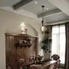 Suministro Transfronterizo de Lámparas Colgantes de Madera Rústica Estilo Americano Vintage para Comedores, Salas de Estar, Barras de Bar y Pasillos