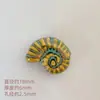 Accesorios para Pulseras DIY Cuentas Sueltas Cerámicas Mixtas Agujero Recto Material para Pulseras de Caracolas Cuentas de Porcelana Cuentas Cerámicas de Horno Jingdezhen