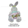 Artesanato em Madeira Personalizado, Decorações para Casa, Novos Enfeites de Páscoa Transfronteiriços, Decorações Penduradas, Lembranças de Coelho
