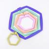 Bordado Cruzado Elástico Bordado Hexagonal Elástico Ranura Elástica Ajustable Bastidor Elástico para Bordado Bastidor de Bordado Herramienta para Punto de Cruz Accesorios