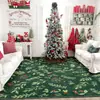 Alfombra Base Lavable de Cachemira Sintética para Festival Navideño, Limpiable, Sin Lavado, Alfombrilla de Suelo de Área Grande con Cobertura Total, Alfombra para Sala de Estar del Hogar