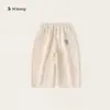 Youbao Huzhou Roupa Infantil Calça Anti-Mosquito para Meninos Cor Sólida Solta Calça para Meninas Verão Fina Versátil Calça Longa Infantil