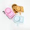 Lonchera de Silicona Se Puede Calentar en el Microondas, Compartimento para Lonchera, Lonchera de Grado Alimenticio, Recipiente para Snacks de Silicona
