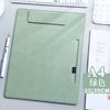 Carpeta A4 de Cuero Tablero de Succión Magnética Clip Pad Suministros de Oficina para Negocios Almacenamiento de Archivos de Información para Conferencias Zhao Zhiyou