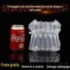 Coluna de ar com bolhas anti-colisão frágil material de coluna de ar de refrigerante bolsa de coluna de ar de refrigerante embalagem de transporte grande bolsa de ar protetora de absorção de choque