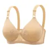 Sureste Asiático Transfronterizo Taza Moldeada Delgada Ropa Interior Cómoda para Mujeres de Mediana Edad y Mayores Sujetador para Mujer sin Aros de Tres Broches