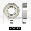 Rodamiento de Bolas de Surco Profundo 6001Zz 6001-2Rs de Alta Velocidad Silencioso para Motor Ningbo Yuansheng 12*28*8