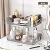 Ins Estilo Cosméticos Caixa de armazenamento Rack Desktop Skincare Penteadeira Banheiro Lavatório Carrinho Rack