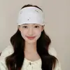 Jq Jingqi [Malla Transpirable] Gorro Postparto Otoño Algodón Puro Gorro de Maternidad con Bordado de Caballito Protección de Frente a Prueba de Viento para Todas las Estaciones