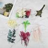 Flor Mágica Flor Eterna Bolsa de Material Aniversário Flor Seca Moldura de Foto Artesanal Leque Redondo em Branco diy Pequeno Buquê de Flores Presente Flutuante
