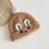 Gorro para Niños Estilo Coreano Nuevo Otoño Invierno Súper Lindo para Bebé Sombrero de Punto de Conejo para Exteriores Gorro de Punto Niños Niñas Bebés Lactantes