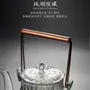 Tetera de Lujo Ligero Vidrio Hogareño Gran Capacidad Olla para Té Aromático Juego de Borosilicato Alto Tetera Hervidora Juego de Té Olla de Tapa de Crisantemo