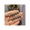 Cuentas Redondas de 8 mm [Grado A] Diente de Tigre Ojo Triple Patrón de Agua Cuentas Dzi Pasta Weathered Accesorios para Pulseras Collares Hechos a Mano DIY