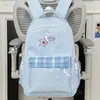 Mochila Estudantil Estilo Floresta para Campus, Mochila Fashion de Grande Capacidade, Bolsa Casual Fofa, Mochila Escolar de Alto Valor para Alunos do Ensino Fundamental