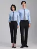Camisas de Negócios Sem Ferro para Primavera e Outono Estilo Unissex Camisas de Gerente em Modal Lenzing Roupa Profissional Roupa Formal Feminina