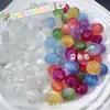 10mm Colorido Que Muda de Cor Imitação Olho de Gato Resina Pérola Contas UV para DIY Pulseira Colar Contas Soltas