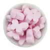 20*27mm Acrílico Color Sólido Mariposa Cuentas de Agujero Grande Materiales Hechos a Mano Cuentas de Agujero Vertical Cuentas Sueltas Accesorios para Joyería DIY