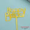 Te deseamos longevidad, salud y longevidad, Insignias de Acrílico Engrosado para Pasteles, Insignias para Postres de Repostería