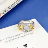 Anillo en Blanco de Plata de Ley s925 Redondo de 8 mm Chapado Bicolor Hoja Panal Montura para Anillo DIY Incrustación Piedras de Colores Accesorios de Cristal