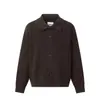 Chaqueta Cárdigan de Botones Yidao Vintage 2026 Otoño Nuevo Color Bloque, Suéter de Punto Versátil de Alta Gama Estilo Relajado para Hombre