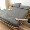 Juego de Sábana Bajera de Tejido Waffle Clase A, Pieza Única, Funda de Colchón Engrosada, Protector de Colchón Simmons, Juego de Tres Piezas, Nuevo Modelo 2025