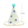 Envío Gratis Empaque Individual Sombrero de Cumpleaños Sombrero de Fiesta Sombrero Puntiagudo Sombrero de Fiesta para Bebés y Niños Sombrero para Pastel