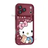Funda de Teléfono de Dibujos Animados Linda HelloKitty Gato Manzana 18 Venta al por Mayor iPhone17PM Transfronteriza Anti-Caídas Protectora
