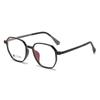 Nuevo armazón de gafas para niños TR90 de marco poligonal, para adolescentes y hombres, para miopía, radiación de luz azul, miopía, gafas ópticas