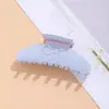 Presilha de Cabelo Grande Exquisita Coreana Estilo Francês com Laço Delicado e Pérolas, com um Toque Elegante de Alto Padrão para Socialites