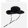 Sombrero de pescador japonés con cordón ajustable y protector solar, para hombre y mujer, transpirable, para exteriores, camping, montañismo, pesca, sombrilla, sombrero de vaquero.