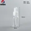 Botella gotero transparente para mascotas al por mayor del fabricante 30 ml Marrón 50 ml Botella vacía para aceites esenciales Botella de depuración Botella de plástico gotero