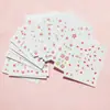 Adesivos para Unhas Yimei New Flower Lote Misto Adesivos 3D para Unhas Pequenos Adesivos Frescos de Tulipa para Unhas Adesivos para Unhas