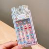 Calcomanías de uñas tridimensionales de dibujos animados para niños parche de uñas para niña pequeña armadura para bebé desmontable impermeable venta al por mayor de uñas