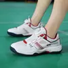 Zapatillas Deportivas Antideslizantes Transpirables de Gran Tamaño Cómodas con Amortiguación Transfronterizas Zapatos de Tenis de Mesa Zapatillas de Bádminton de Entrenamiento Profesionales para Hombre de Caña Baja