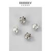 Plata Esterlina s925 Plata Tailandesa Vintage Cuentas de Gato de la Suerte diy Hecho a Mano Accesorios para Pulsera de Cuerda Cuentas Sueltas Cuentas de Transferencia de Carácter Financiero