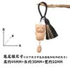 Llavero de madera de haya creativa, lindo gato perezoso tallado de la suerte, manualidad de madera, colgante, decoración de bolsa, adorno