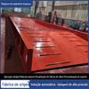 Em estoque grande tanque de lavagem de carros sem base canteiro de obras engenharia canal de lavagem de carros tanque de lavagem de carros de aço móvel