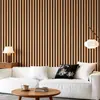 Papel de Parede Adesivo Autoadesivo PVC com Textura de Madeira para Sala de Estar, Quarto, Reforma de Hotel, Adesivos de Parede Decorativos à Prova d'Água