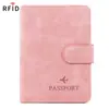 Bolsa Porta-Caderneta de Viagem Capa Protetora Antifurto Bolsa para Armazenamento de Escovas Porta-Caderneta RFID Bilhete de Avião Internacional Bolsa para Cartão de Identidade de Viagem